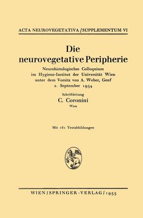 Die neurovegetative Peripherie | Buch | 978-3-211-80379-0 | sack.de