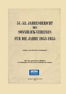  51.-53. Jahresbericht des Sonnblick-Vereines für die Jahre 1953-1955 | Buch |  Sack Fachmedien