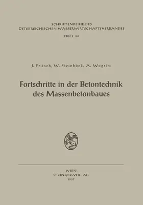  Fortschritte in der Betontechnik des Massenbetonbaues | Buch |  Sack Fachmedien
