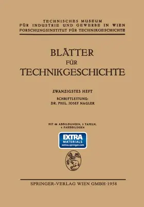 Nagler |  Blätter für Technikgeschichte | Buch |  Sack Fachmedien