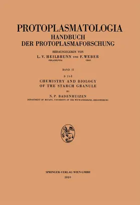 Badenhuizen |  Chemistry and Biology of the Starch Granule | Buch |  Sack Fachmedien