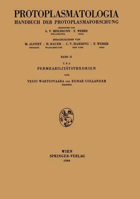 Wartiovaara / Collander |  Permeabilitätstheorien | Buch |  Sack Fachmedien