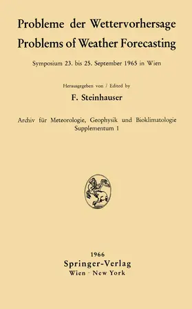 Steinhauser | Probleme der Wettervorhersage / Problems of Weather Forecasting | Buch | 978-3-211-80778-1 | www.sack.de