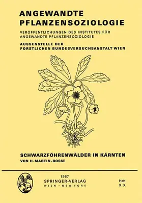 Martin-Bosse | Schwarzföhrenwälder in Kärnten | Buch | 978-3-211-80798-9 | sack.de