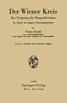 Kraft |  Der Wiener Kreis | Buch |  Sack Fachmedien