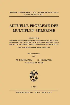 Birkmayer / Seitelberger / Neumayer |  Aktuelle Probleme Der Multiplen Sklerose | Buch |  Sack Fachmedien