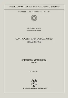 Basile |  Controlled and Conditioned Invariance | Buch |  Sack Fachmedien