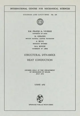 Fraeijs de Veubeke / Hogge / Geradin |  Structural Dynamics | Buch |  Sack Fachmedien