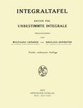 Hofreiter / Gröbner |  Integraltafel | Buch |  Sack Fachmedien