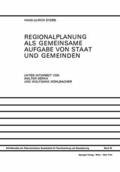 Evers |  Regionalplanung als Gemeinsame Aufgabe von Staat und Gemeinden | Buch |  Sack Fachmedien