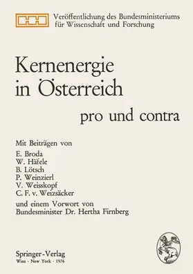  Kernenergie in Österreich | Buch |  Sack Fachmedien