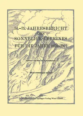  74.-75. Jahresbericht des Sonnblick-Vereines für die Jahre 1976-1977 | Buch |  Sack Fachmedien