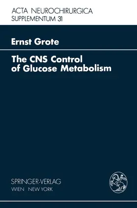 Grote |  The CNS Control of Glucose Metabolism | Buch |  Sack Fachmedien