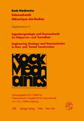Müller |  Ingenieurgeologie und Geomechanik im Talsperren- und Tunnelbau / Engineering Geology and Geomechanics in Dam and Tunnel Construction | Buch |  Sack Fachmedien