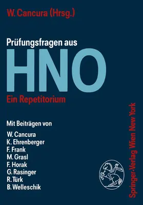 Cancura |  Prüfungsfragen aus HNO | Buch |  Sack Fachmedien