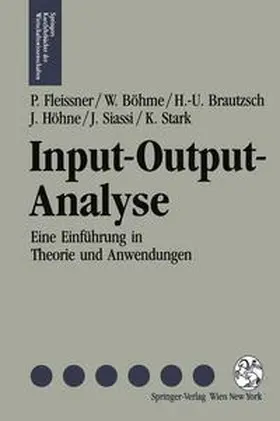 Fleissner / Böhme / Brautzsch |  Input-Output-Analyse | Buch |  Sack Fachmedien