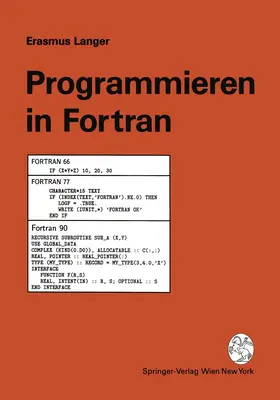 Langer | Programmieren in Fortran | Buch | 978-3-211-82446-7 | www.sack.de