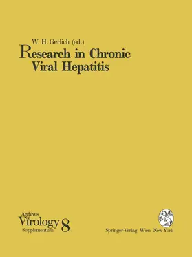 Gerlich |  Research in Chronic Viral Hepatitis | Buch |  Sack Fachmedien