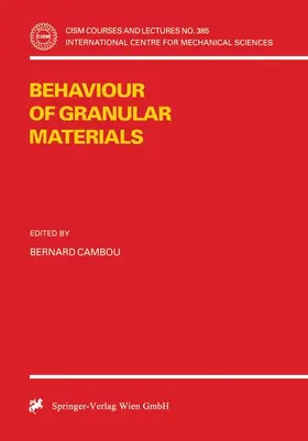 Cambou | Behaviour of Granular Materials | Buch | 978-3-211-82920-2 | sack.de
