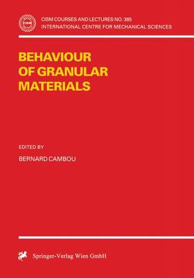 Cambou | Behaviour of Granular Materials | Buch | 978-3-211-82920-2 | sack.de