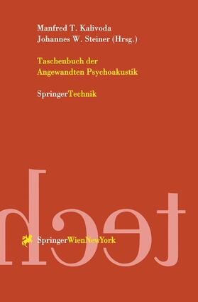 Steiner / Kalivoda |  Taschenbuch der Angewandten Psychoakustik | Buch |  Sack Fachmedien