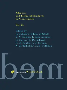 Cohadon |  Advances and Technical Standards in Neurosurgery | Buch |  Sack Fachmedien