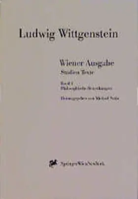 Wittgenstein / Nedo |  Wiener Ausgabe Studien Texte | Buch |  Sack Fachmedien