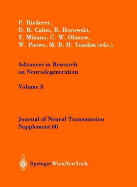 Riederer / Calne / Horowski |  Advances in Research on Neurodegeneration | Buch |  Sack Fachmedien