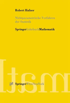 Hafner |  Nichtparametrische Verfahren der Statistik | Buch |  Sack Fachmedien
