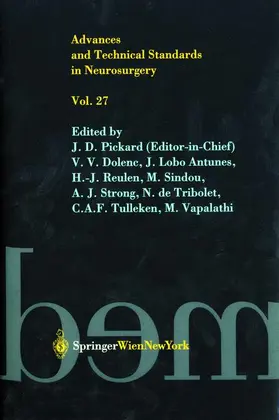 Pickard / Dolenc / Antunes |  Advances and Technical Standards in Neurosurgery | Buch |  Sack Fachmedien