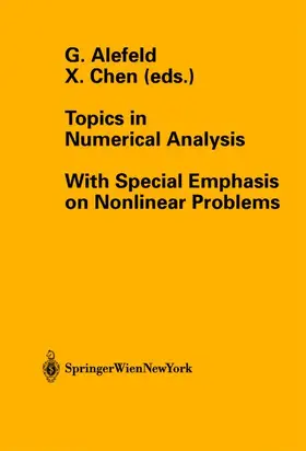 Chen / Alefeld |  Topics in Numerical Analysis | Buch |  Sack Fachmedien