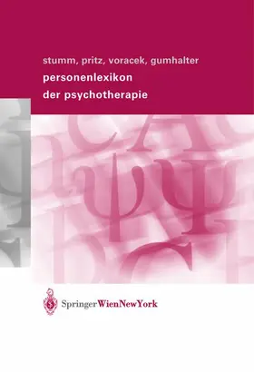 Stumm / Pritz / Gumhalter |  Personenlexikon der Psychotherapie | Buch |  Sack Fachmedien