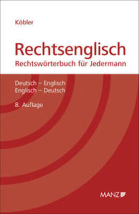 Köbler | Rechtsenglisch | Buch | 978-3-214-00541-2 | sack.de