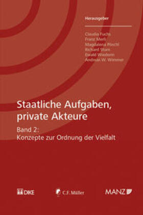 Fuchs / Merli / Pöschl |  Staatliche Aufgaben, private Akteure Konzepte zur Ordnung der Vielfalt | Buch |  Sack Fachmedien