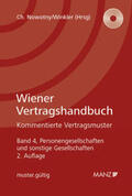 Nowotny / Winkler |  Wiener Vertragshandbuch Personen- und sonstige Gesellschaften | Buch |  Sack Fachmedien