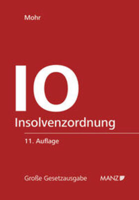 Mohr | IO - Insolvenzordnung | Buch | 978-3-214-01315-8 | sack.de