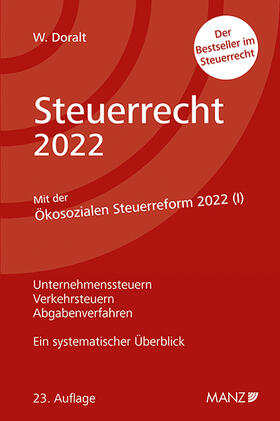 Doralt | Steuerrecht 2022 | Buch | 978-3-214-02137-5 | sack.de
