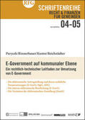 Kustor / Parycek / Reichstädter |  E-Government auf kommunaler Ebene | Buch |  Sack Fachmedien