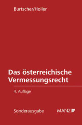 Burtscher / Holler | Das österreichische Vermessungsrecht | Buch | 978-3-214-03235-7 | sack.de
