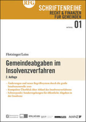 Flotzinger / Leiss | Gemeindeabgaben im Insolvenzverfahren 2. Auflage | Buch | 978-3-214-03823-6 | sack.de