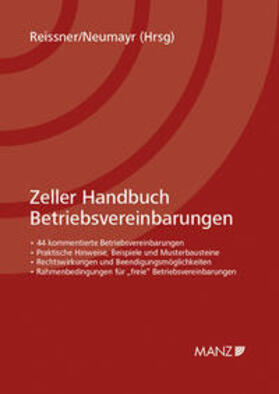 Reissner / Neumayr |  Zeller Handbuch Betriebsvereinbarungen | Buch |  Sack Fachmedien