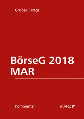 Gruber | BörseG 2018/MAR | Buch | 978-3-214-05898-2 | sack.de