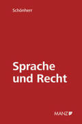 Schönherr / Barfuss |  Sprache und Recht | Buch |  Sack Fachmedien