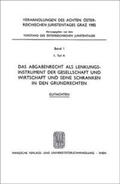 Ruppe |  D. Abgabenrecht als Lenkungs- instrument d.Gesellschaft u. Wirtschaft ... | Buch |  Sack Fachmedien