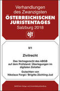 Forgo / Zöchling-Jud |  Zivilrecht Das Vertragsrecht des ABGB auf dem Prüfstand | Buch |  Sack Fachmedien