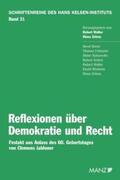 Walter / Zeleny |  Reflexionen über Demokratie und Recht | Buch |  Sack Fachmedien