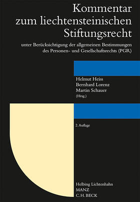 Schauer / Heiss / Lorenz | Kommentar zum liechtensteinischen Stiftungsrecht | Buch | 978-3-214-08117-1 | sack.de