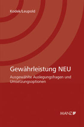 Kodek / Leupold | Gewährleistung NEU | Buch | 978-3-214-08637-4 | sack.de