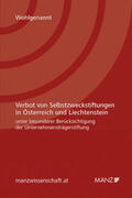 Wohlgenannt |  Verbot von Selbstzweckstiftungen in Österreich und Liechtenstein | Buch |  Sack Fachmedien
