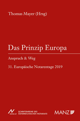 Mayer | Das Prinzip Europa | Buch | sack.de